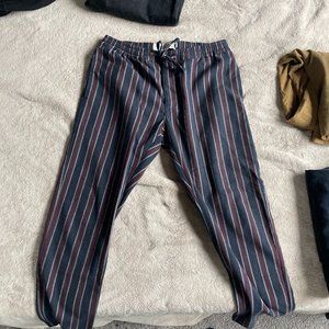 Topman striped stretchy cute lounge pants